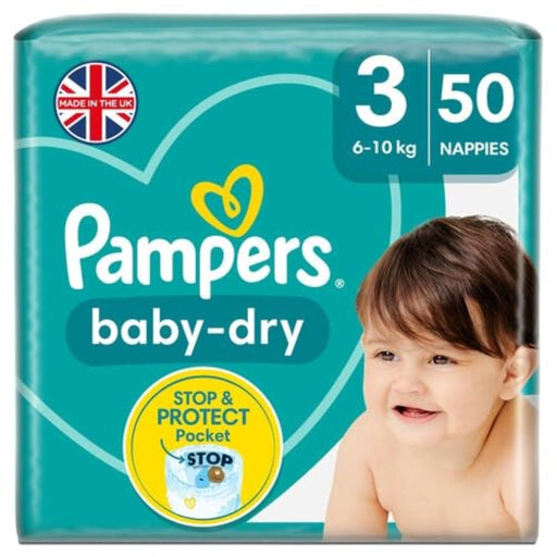 Pampers Baby Dry Carry Pack Nappies Midi Size 3 x 30 - Carry Packs at MyPerfumeShop by Pampers