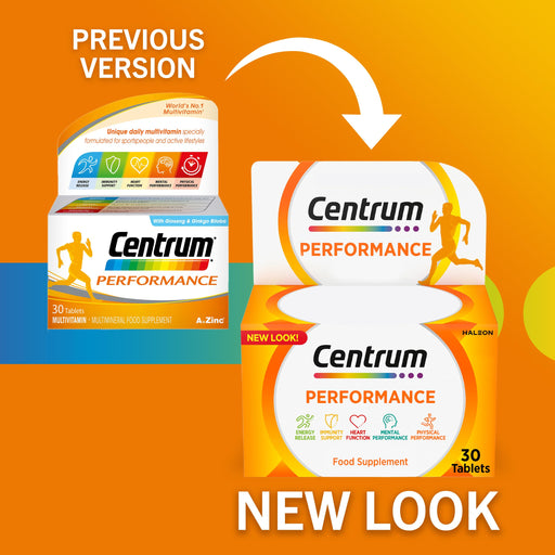 Centrum Performance 30 Tablets - Energy & Mind at MyPerfumeShop by Centrum