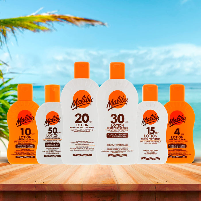 Malibu Sun Lotion SPF10 Low Protection 200ml Lotion - Suncare & Tanning at MyPerfumeShop by Malibu