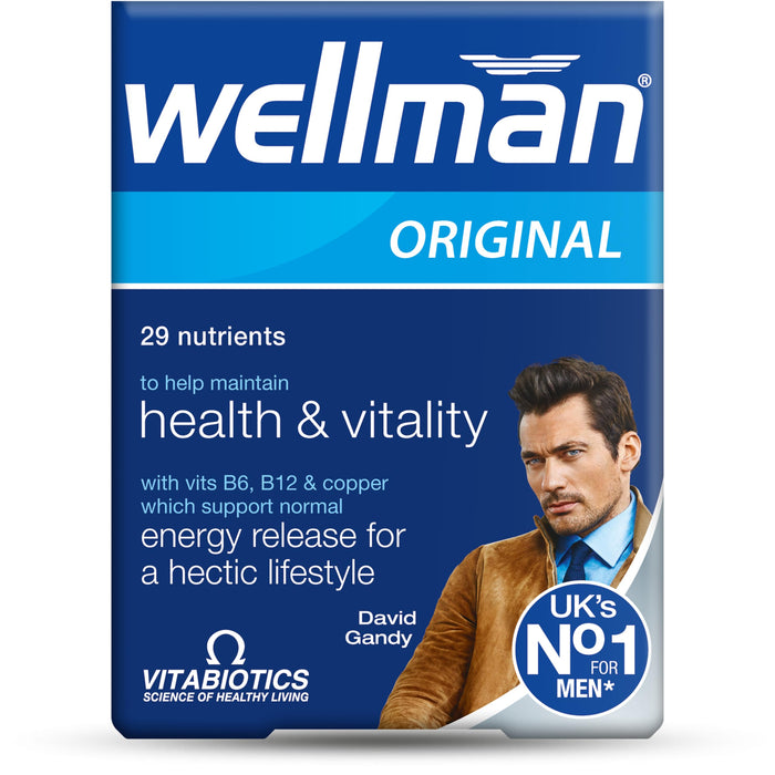 Vitabiotics Wellman 30 Tablets - Men at MyPerfumeShop by Vitabiotics