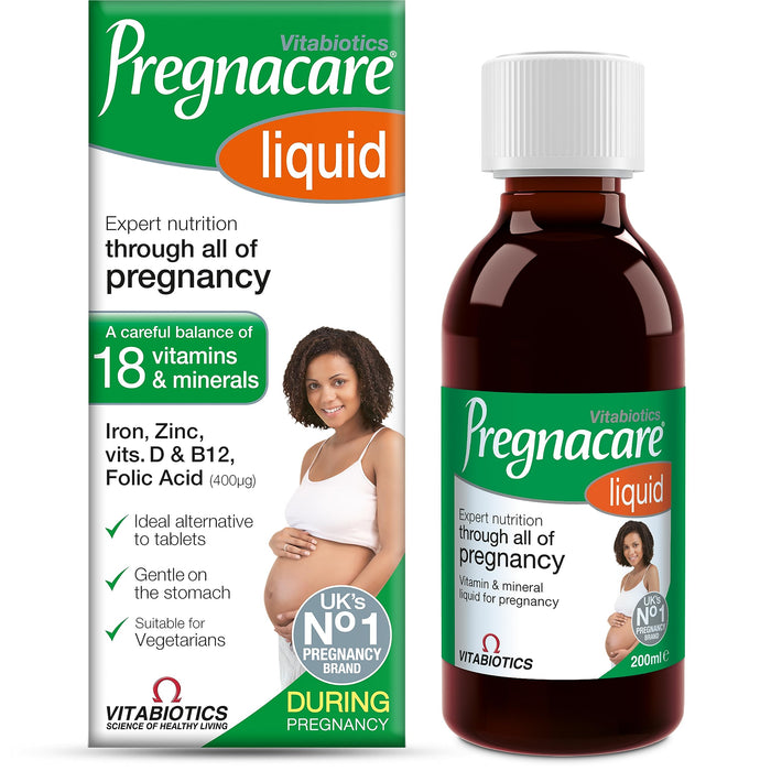 Vitabiotics Pregnacare Liquid - 200ml - Pregnancy at MyPerfumeShop by Pregnacare