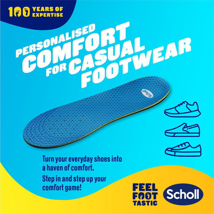 Scholl Gel Activ Casual Insoles Large 7-12 2 Pack - Foot Care at MyPerfumeShop by Scholl