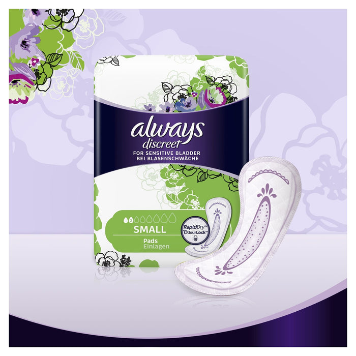 Always Discreet Small Pads x 20 - Incontinance Pads at MyPerfumeShop by Always