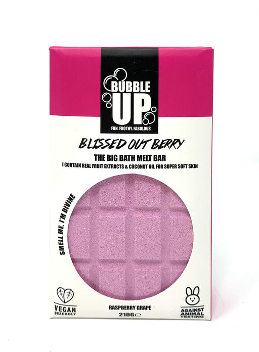 Bubble Up Bath Oil Melt Soap Bar 210g - Raspberry & Grape - Soap at MyPerfumeShop by Bubble Up