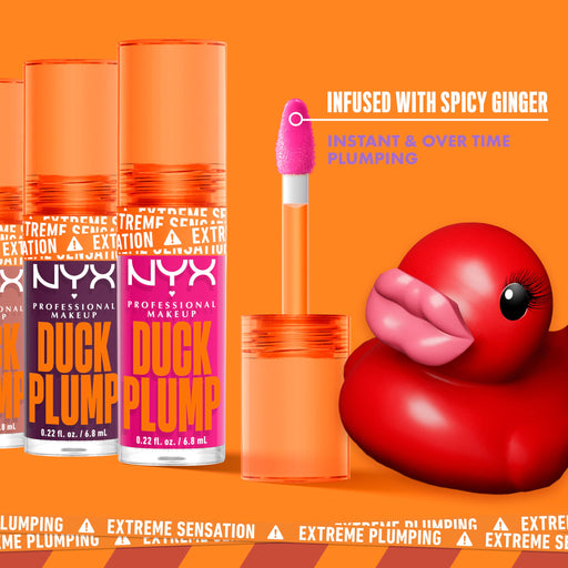 Nyx Professional Makeup Duck Plump Lip Gloss 6.8ml - Clearly Spicy - Lip Glosses at MyPerfumeShop by NYX