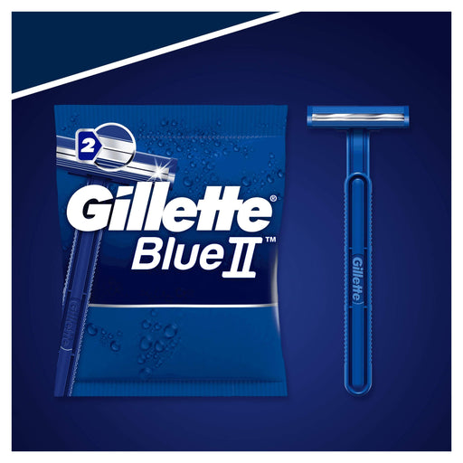 Gillette Blue II Disposable Razors Fixed Head x 5 - Razors & Blades at MyPerfumeShop by Gillette