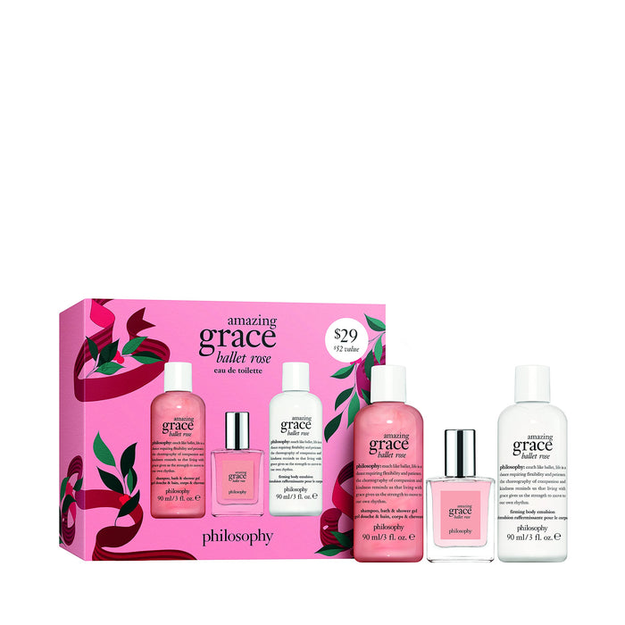 Philosophy Amazing Grace Ballet Rose 15Ml Gift Set - Sets & Kits at MyPerfumeShop by philosophy