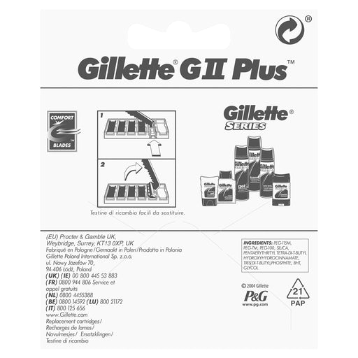 Gillette Gii Plus Blades x 10 - Razors & Blades at MyPerfumeShop by Gillette