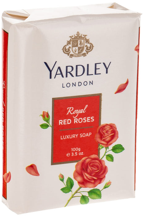 Yardley Royal Red Roses Soap 100g - Soap at MyPerfumeShop by Yardley