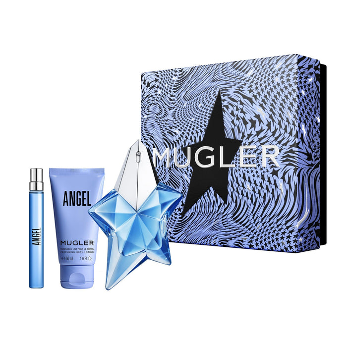 Thierry Mugler Angel Pour Femme - 60ml Eau De Parfum Spray + 50ml Body Lotion +10ml Eau De Parfum Spray Set - Ladies Giftsets at MyPerfumeShop by Mugler