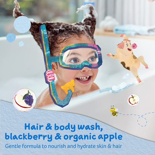 Childs Farm Blackberry & Organic Apple Hair & Body Wash - 250ml - Bath & Washing at MyPerfumeShop by Childs Farm