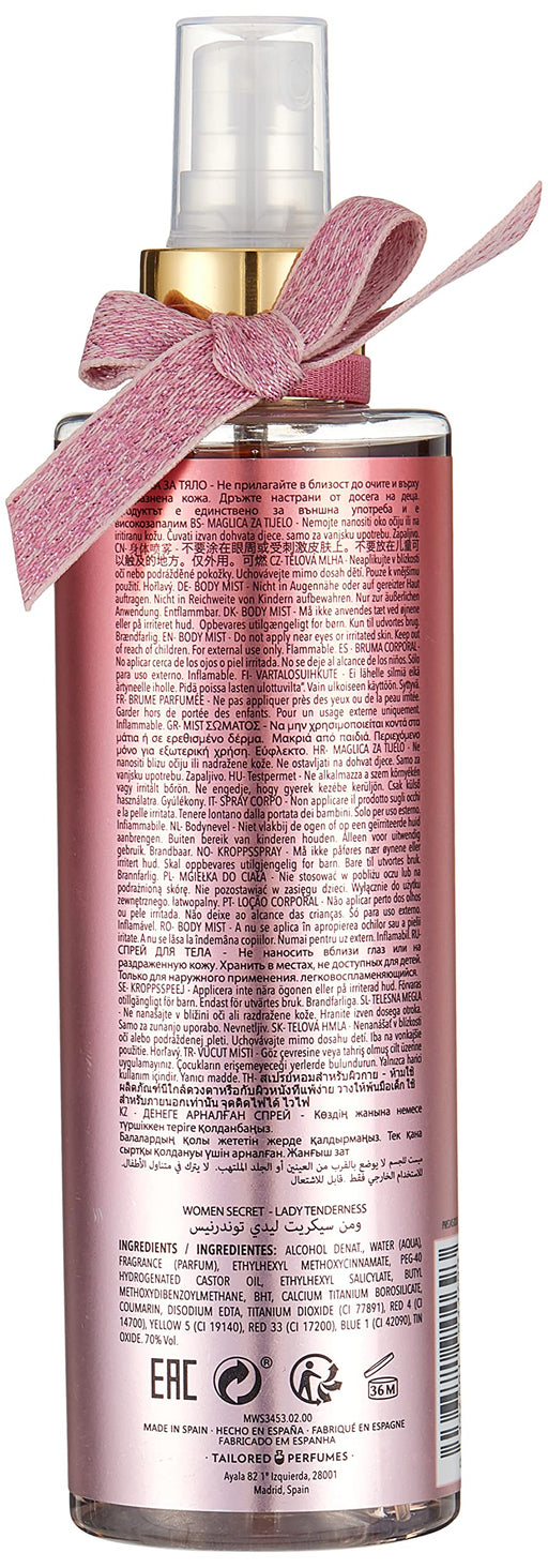 Women'Secret Lady Tenderness Body Mist 250ml - Body Sprays at MyPerfumeShop by Women'Secret