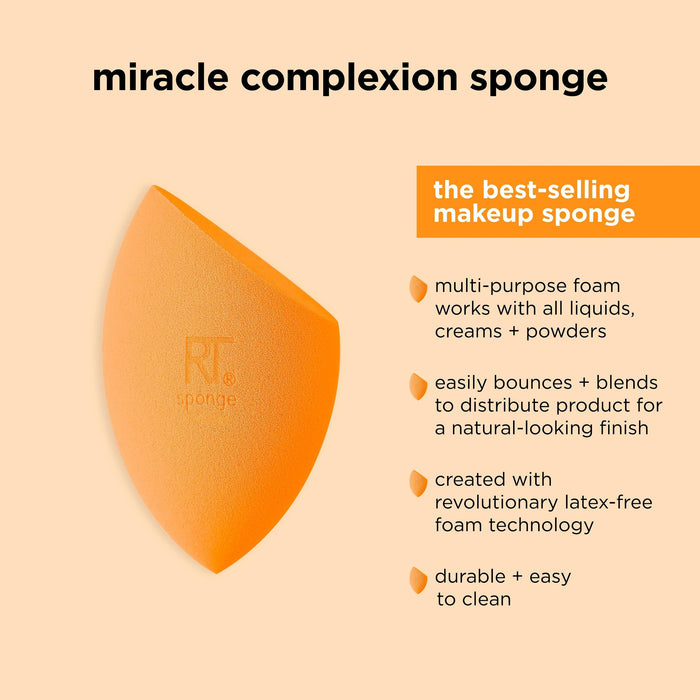 Real Techniques Base Miracle Complexion Sponge Gift Set Sponge + Travel Case - Cosmetics at MyPerfumeShop by Real Techniques