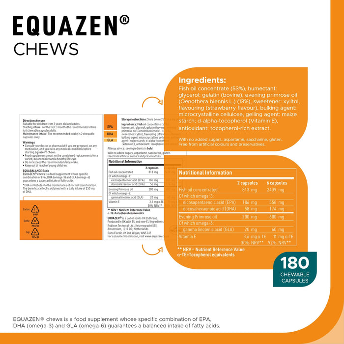 Equazen Eye Q Chews x 180 - Other at MyPerfumeShop by Equazen