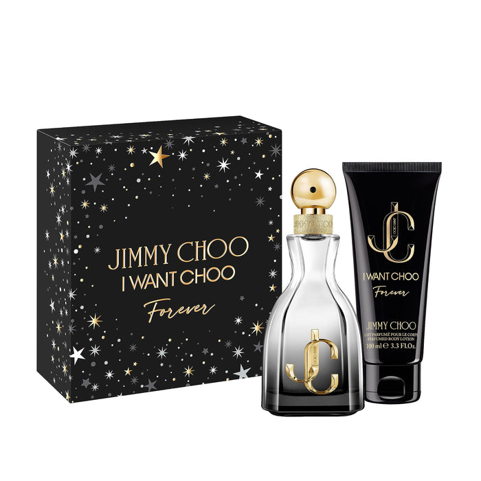 Jimmy Choo I Want Choo Forever 2 Piece Gift Set: Eau de Parfum 60ml - Body Lotion 100ml - Eau de Perfume at MyPerfumeShop by Jimmy Choo