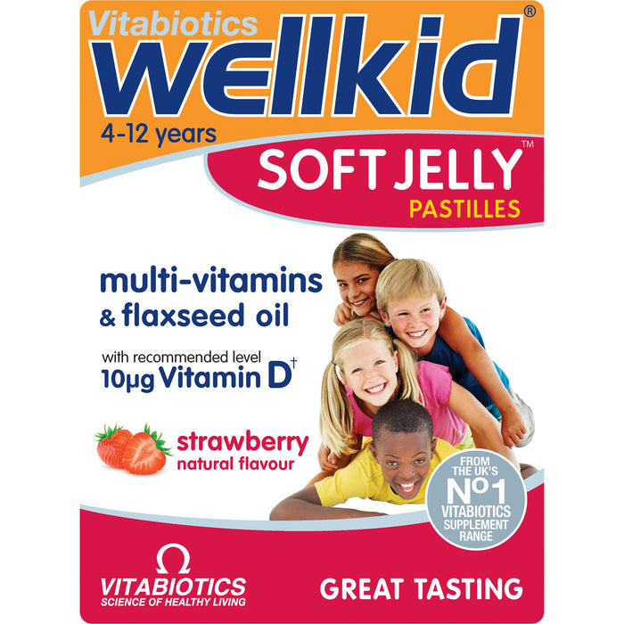 Vitabiotics Wellkid Soft Chewy Pastilles x 30 - Children at MyPerfumeShop by Wellkid