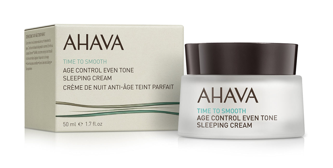 Ahava Time To Smooth Age Control Even Tone Sleeping Cream 50ml - Skincare at MyPerfumeShop by Ahava