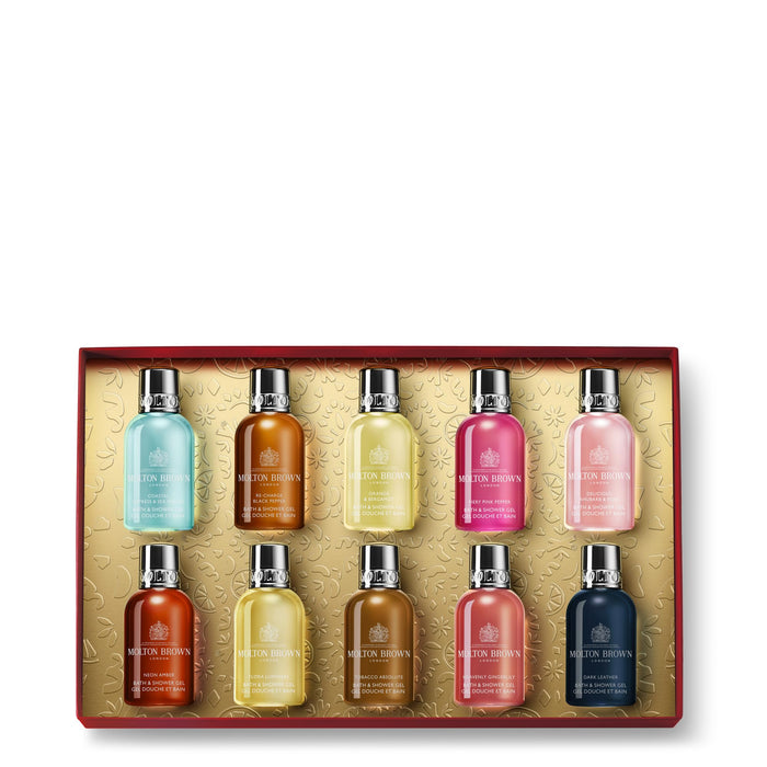 Molton Brown Stocking Filler Bath And Shower Gel Gift Set 10 x 50ml