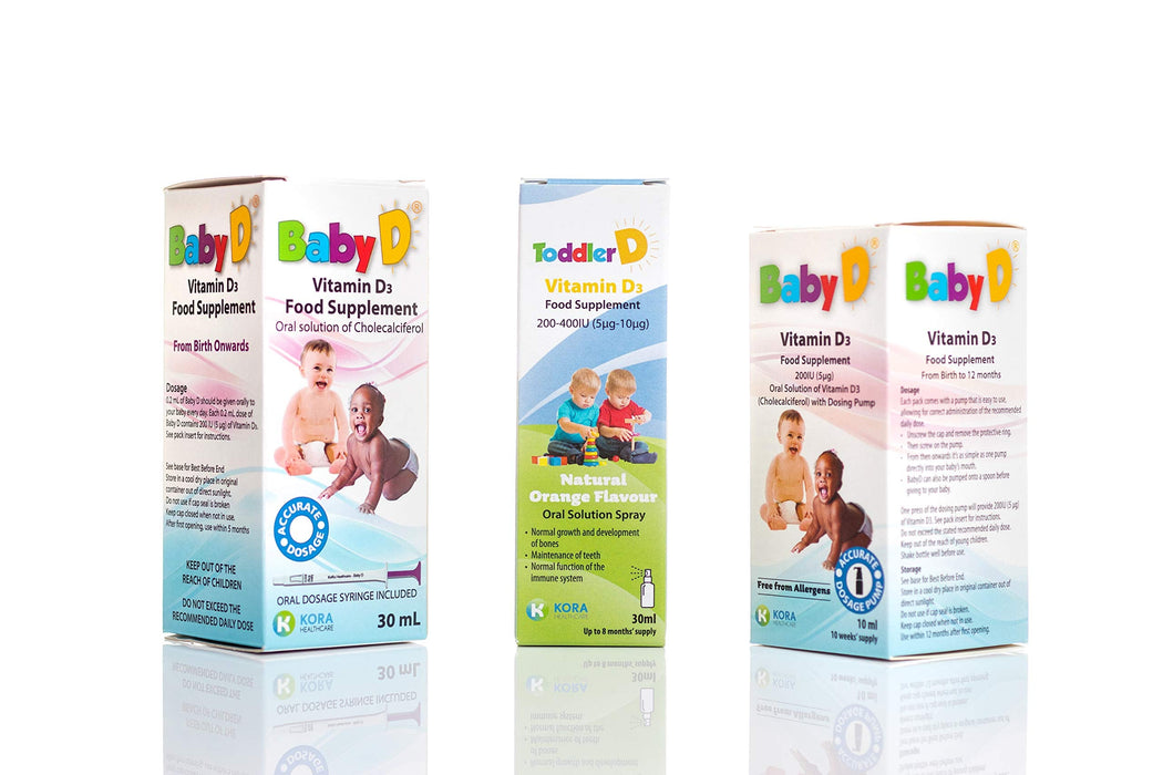 BabyD 200iu Vitamin D3 Pump From Birth - 10ml - Bone Care at MyPerfumeShop by Babyd