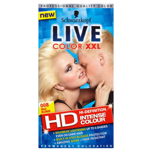 Schwarzkopf Live Color XXL 00B Max Blonde - Colourants at MyPerfumeShop by Schwarzkopf