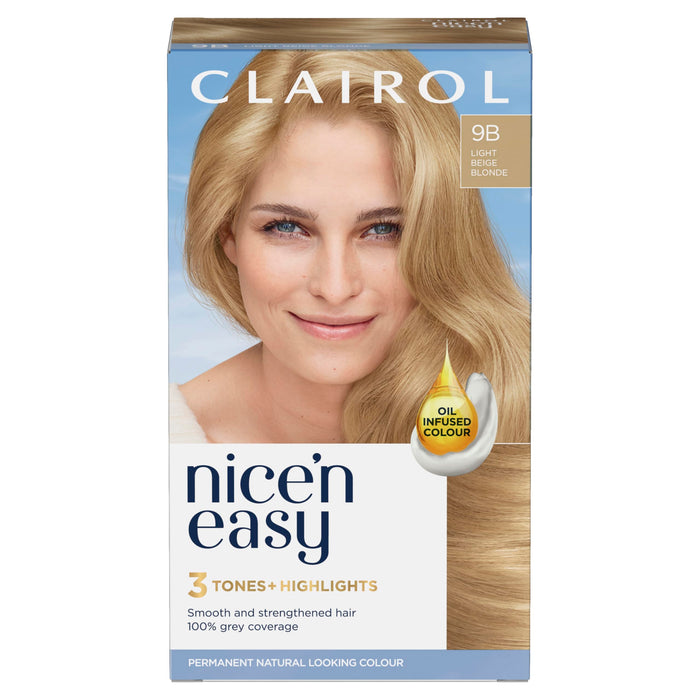 Nice & Easy Care Colour Light Beige Blonde 9B - Colourants at MyPerfumeShop by Clairol