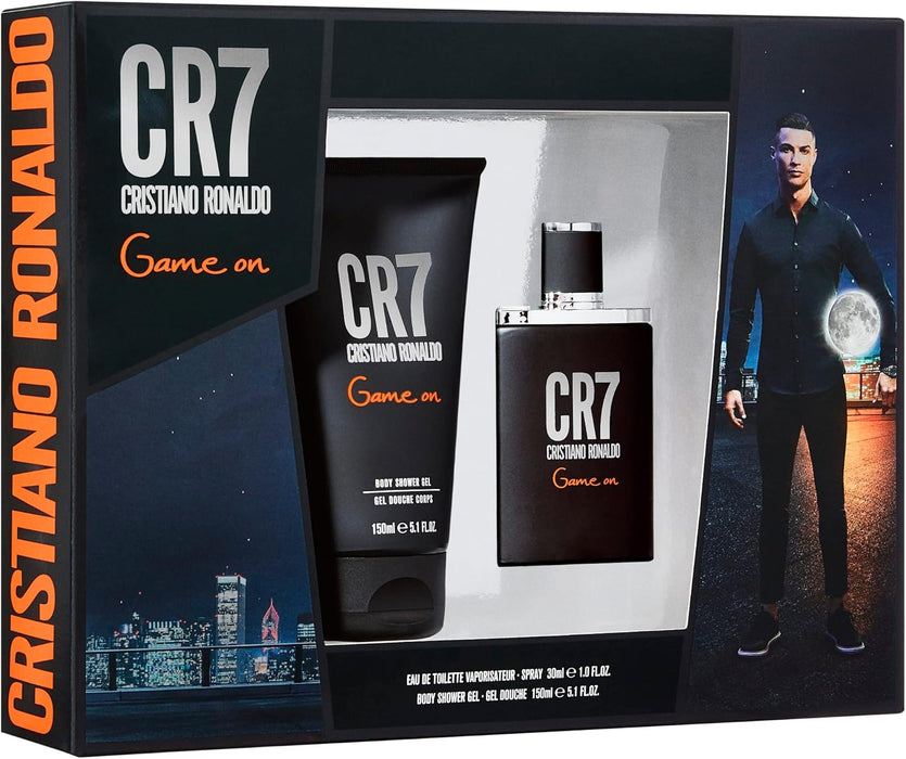 Cristiano Ronaldo CR7 Game On Gift Set 30ml EDT Spray + 100ml Shower Gel