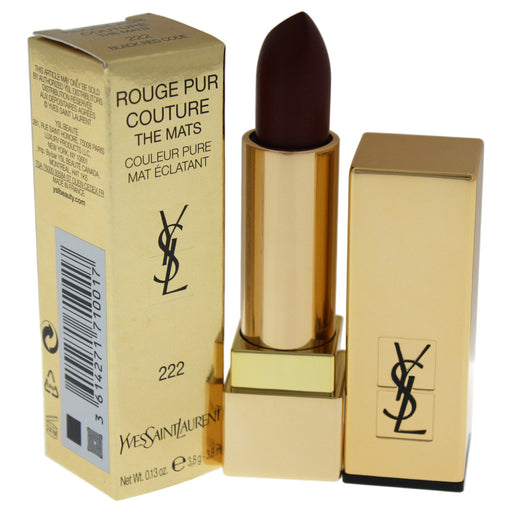 Yves Saint Laurent Rouge Pur Couture The Mats 222 Black Red Code Lipstick 3.8g - Eau de Toilette at MyPerfumeShop by Yves Saint Laurent