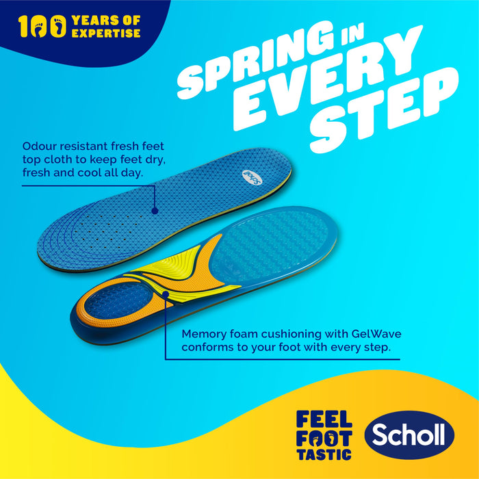 Scholl Gel Activ Casual Insoles Small 3.5-7.5 2 Pack - Foot Care at MyPerfumeShop by Scholl