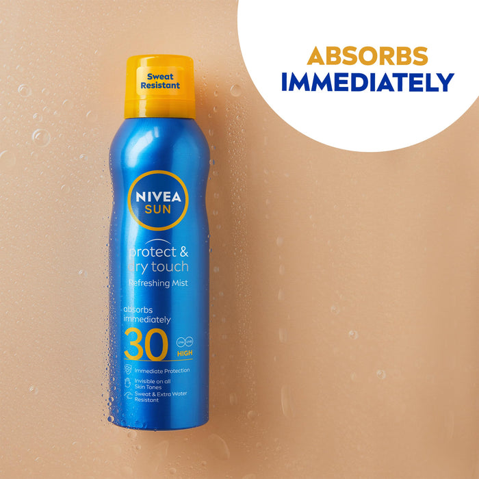 Nivea Sun Protect & Dry Touch Refreshing Sunscreen Mist SPF 30 - 200ml - Sun Preps at MyPerfumeShop by Nivea