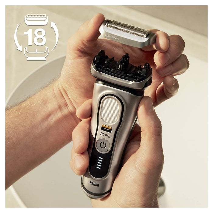 Braun Series 9 94M Shaver Head Replacement, Silver - Foil Shavers at MyPerfumeShop by Braun