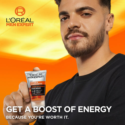 L'Oreal Men Expert Hydra Energetic Anti-Fatigue Face Wash - 100ml - Skin at MyPerfumeShop by L’Oréal Paris Men Expert