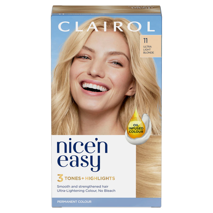 Nice & Easy Care Colour Ultra Light Blonde 11 - Colourants at MyPerfumeShop by Clairol