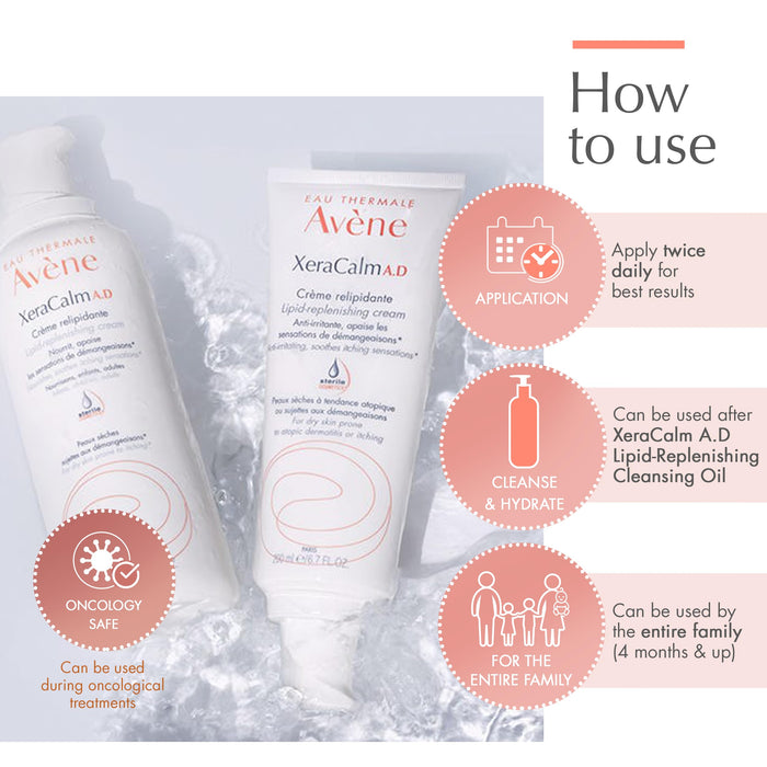 AvÃ¨ne XeraCalm A.D Lipid-Replenishing Balm 400ml - Body Balm at MyPerfumeShop by EAU THERMALE AVENE