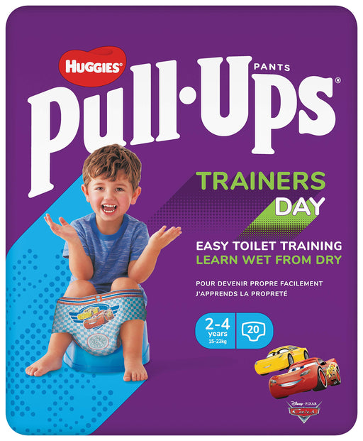 Huggies Pull-Ups Trainers Day Time Boy 2-4 Years Nappy Size 5-6+ x 20 - Toilet Training at MyPerfumeShop by Huggies