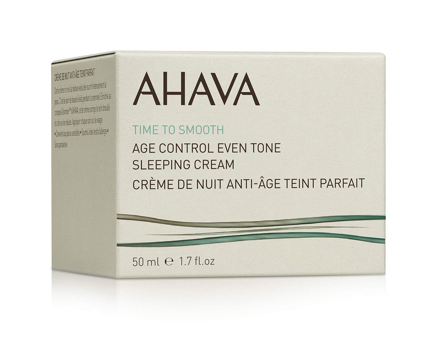 Ahava Time To Smooth Age Control Even Tone Sleeping Cream 50ml - Skincare at MyPerfumeShop by Ahava