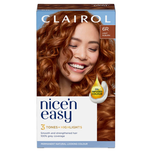 Nice & Easy Care Colour Light Auburn 6R - Colourants at MyPerfumeShop by Clairol