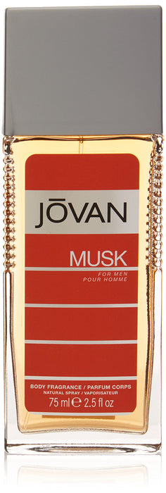 Jovan Musk For Men Body Spray 75ml - Body Sprays & Mists at MyPerfumeShop by Jovan