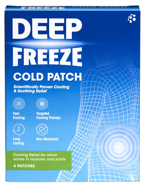 Deep Freeze Cold Patches x 4 - Pain Relief Topical at MyPerfumeShop by Mentholatum Deep Freeze