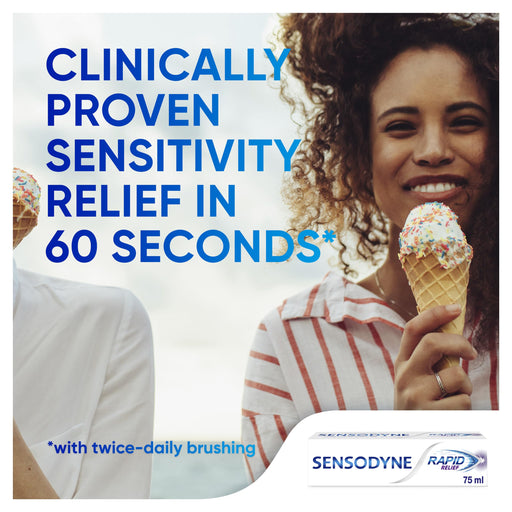 Sensodyne Rapid Relief Toothpaste Whitening - 75ml - Toothpaste at MyPerfumeShop by Sensodyne Pronamel