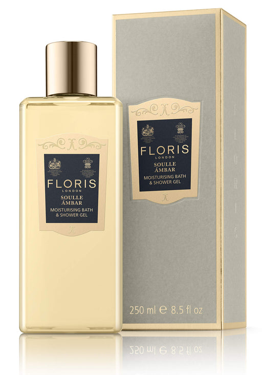 Floris Soulle Ambar Moisturising Bath And Shower Gel 250ml - Bath And Shower Gel at MyPerfumeShop by Floris