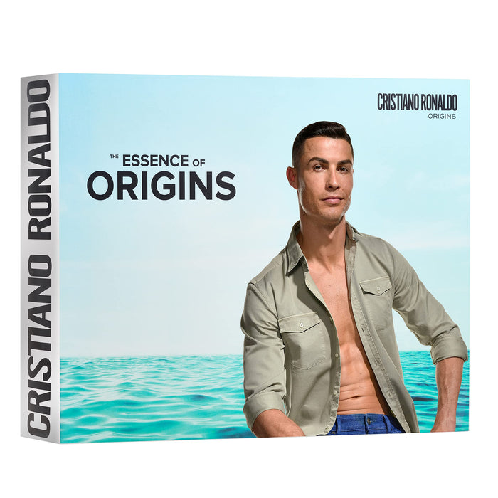 Cristiano Ronaldo CR7 Origins Gift Set 100ml EDT Spray + 150ml Shower Gel + 150ml Body Spray - Beauty at MyPerfumeShop by Cristiano Ronaldo