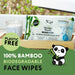 Cheeky Panda Biodegradable Bamboo Cleansing Facial Wipes Unscented - 25x185g - Cotton Wool. Tissues. Wipes at MyPerfumeShop by The Cheeky Panda