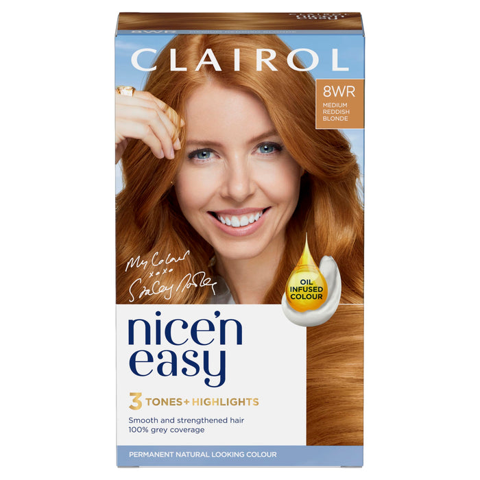 Nice & Easy Care Colour Golden Auburn 8WR - Colourants at MyPerfumeShop by Clairol