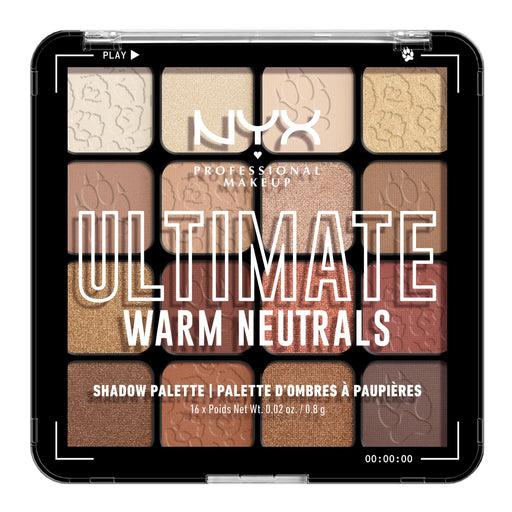 NYX Ultimate Eyeshadow Palette 16 x 0.83g - Warm Neutrals - Eyeshadows at MyPerfumeShop by NYX