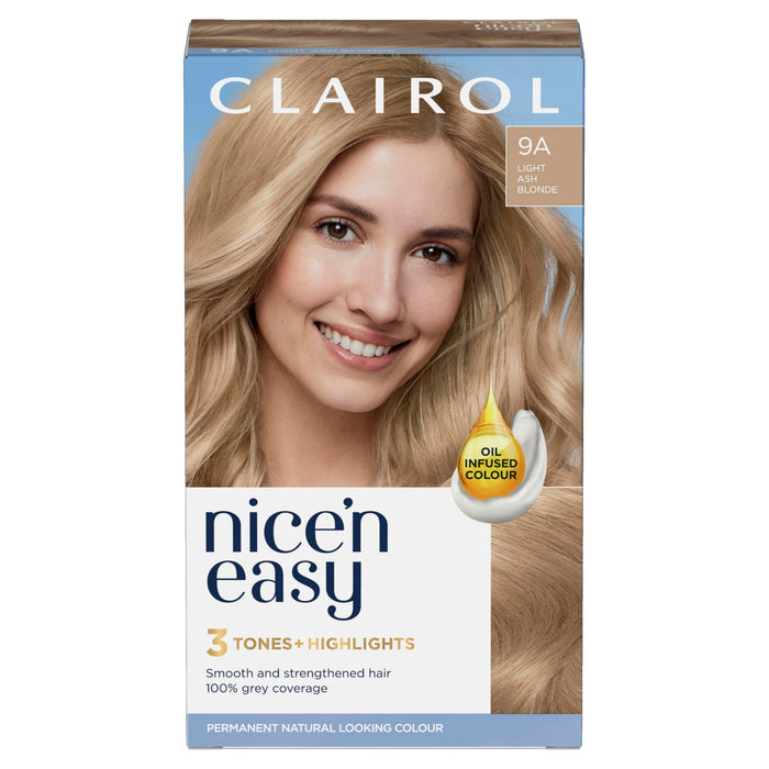 Nice & Easy Care Colour Light Ash Blonde 9A - Colourants at MyPerfumeShop by Clairol