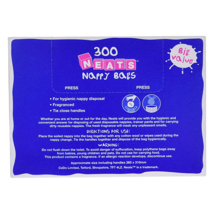 Neats Nappy Bags x 300 - Bathroom Access at MyPerfumeShop by Neats