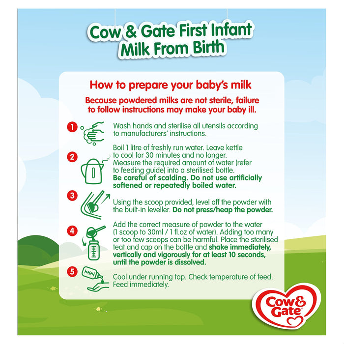 Cow & Gate First Infant Milk 1 from Birth - 6 Months - 800g - Milk at MyPerfumeShop by Cow & Gate