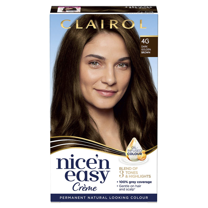 Nice & Easy Care Colour Dark Golden Brown 4G - Colourants at MyPerfumeShop by Clairol