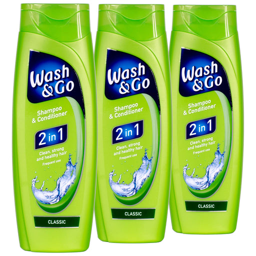 Wash  Go 2-In-1 Shampoo  Conditioner 400ml