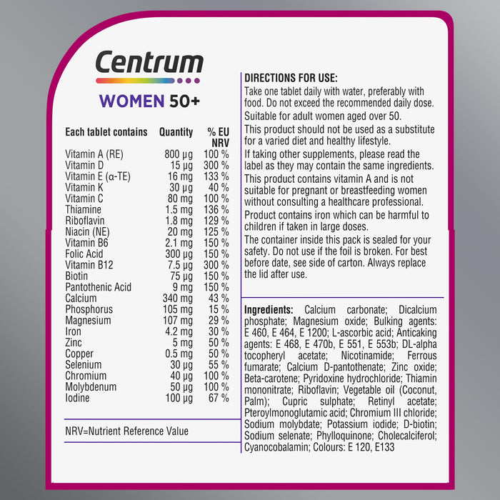 Centrum Women 50+ x 30 - 50+ at MyPerfumeShop by Centrum